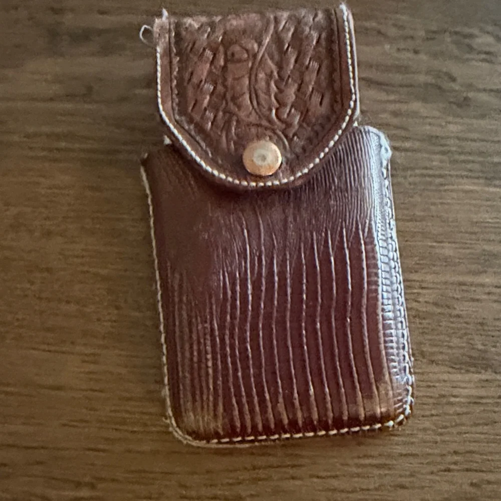 Brown Leather Phone Case